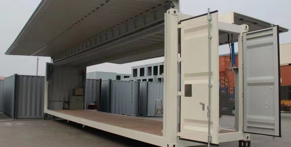 Hydraulic Wing Open Top Logistics Container