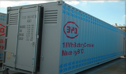 BYD, energy storage container